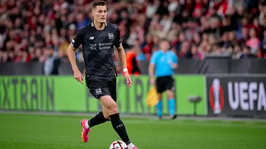 Patrik Schick z dubletem, Bayer 04 Leverkusen wygrał z Lechem Poznań 4:0