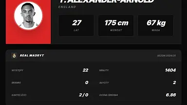 Trent Alexander-Arnold zachwycił kibiców Realu Madryt. Jedno podanie wystarczyło