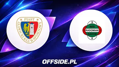 Znamy skład Piast Gliwice na mecz z Radomiak Radom