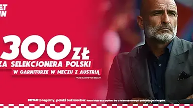 300 zł za selekcjonera Polski w garniturze w meczu z Austrią