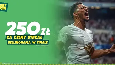 250 zł za celny strzał Bellinghama w finale