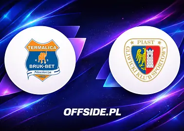 Bruk-Bet Termalica Nieciecza - Piast Gliwice oficjalne składy