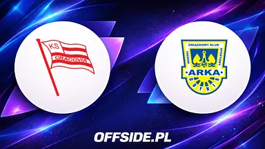 Cracovia Krakow - Arka Gdynia oficjalne składy