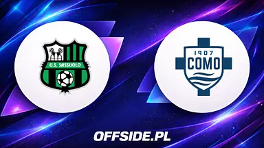 Sassuolo - Como oficjalne składy