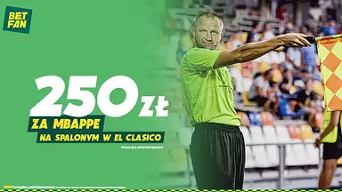 250 zł za Mbappé na spalonym w El Clasico