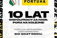 Fortuna i Legia Warszawa przedłużają współpracę