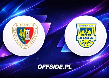 Piast Gliwice - Arka Gdynia oficjalne składy