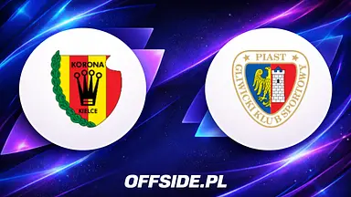 Korona Kielce - Piast Gliwice oficjalne składy