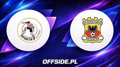 Sparta Rotterdam - GO Ahead Eagles oficjalne składy