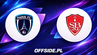 Paris FC - Stade Brestois 29 oficjalne składy
