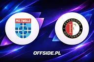 PEC Zwolle - Feyenoord Rotterdam oficjalne składy