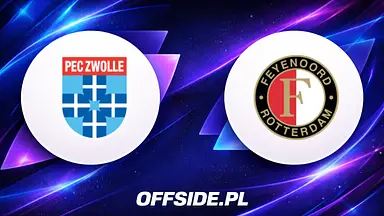 PEC Zwolle - Feyenoord Rotterdam oficjalne składy
