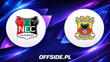 NEC Nijmegen - GO Ahead Eagles oficjalne składy