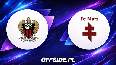 OGC Nice - Metz oficjalne składy