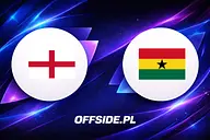 Anglia - Ghana oficjalne składy