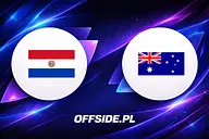 Paragwaj - Australia oficjalne składy