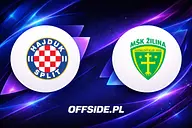 HNK Hajduk Split - Žilina oficjalne składy
