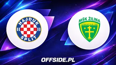 HNK Hajduk Split - Žilina oficjalne składy