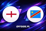 Anglia - Congo DR oficjalne składy