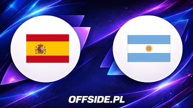 Hiszpania - Argentyna oficjalne składy
