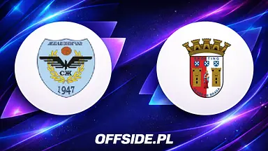 Železničar Pančevo - SC Braga oficjalne składy