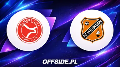 Almere City FC - FC Volendam oficjalne składy