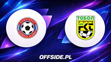 Panevėžys - FK Tobol Kostanay oficjalne składy