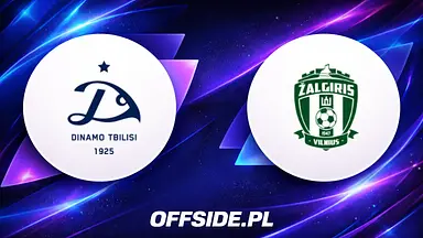 Znamy skład Dinamo Tbilisi na mecz z FK Zalgiris Vilnius