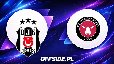 Besiktas - FC Midtjylland oficjalne składy