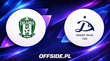 Znamy skład FK Zalgiris Vilnius na mecz z Dinamo Tbilisi