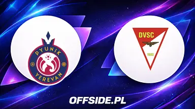 Znamy skład Pyunik Yerevan na mecz z Debreceni VSC