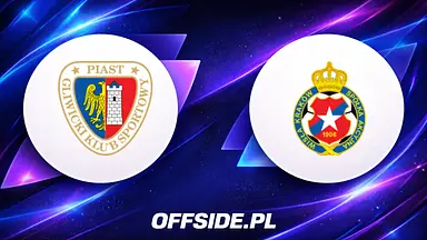 Piast Gliwice - Wisła Kraków oficjalne składy