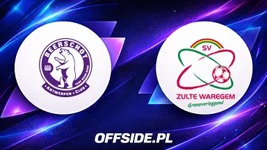 Beerschot Wilrijk - Zulte Waregem oficjalne składy
