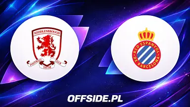 Middlesbrough - Espanyol oficjalne składy