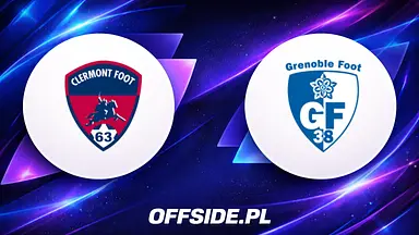 Znamy skład Clermont Foot 63 na mecz z Grenoble