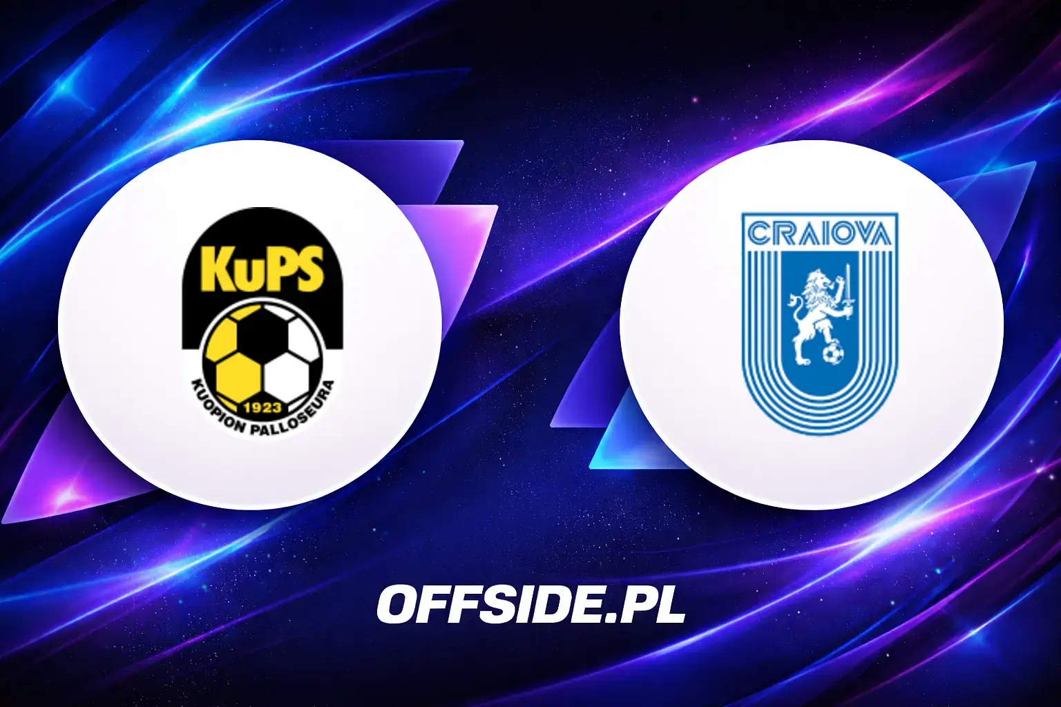 Składy: KuPS vs Universitatea Craiova (06.08.2026)