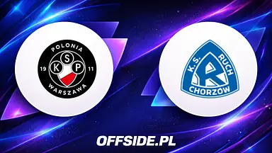 Polonia Warszawa - Ruch Chorzów transmisja TV, online. Gdzie obejrzeć 07.08.2026? Stawka 3. kolejki I Ligi