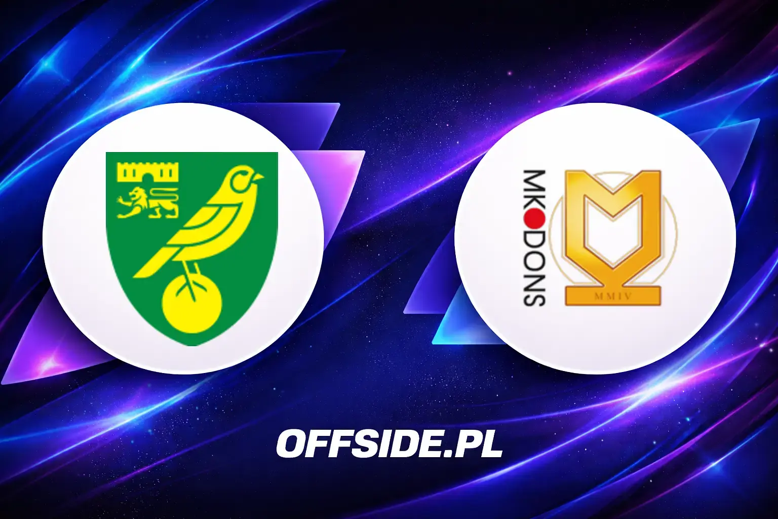 Składy: Norwich vs Milton Keynes Dons (08.08.2026)