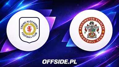 Crewe - Accrington ST oficjalne składy