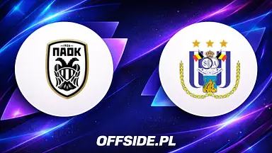 PAOK - Anderlecht oficjalne składy