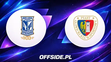 Lech Poznan - Piast Gliwice transmisja TV i online. Gdzie obejrzeć mecz Ekstraklasy 9.08.2026?