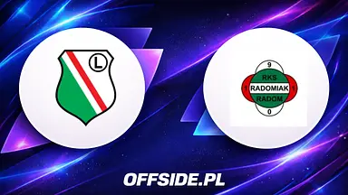 Znamy skład Legia Warszawa na mecz z Radomiak Radom