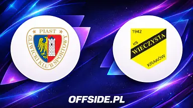 Piast Gliwice - Wieczysta Kraków transmisja, gdzie oglądać i składy na Ekstraklasę (15.08, 17:30)