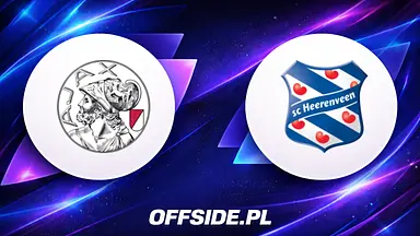 Ajax - SC Heerenveen oficjalne składy