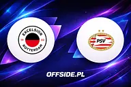 Excelsior - PSV Eindhoven oficjalne składy