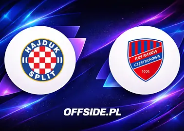 HNK Hajduk Split - Raków Częstochowa: gdzie oglądać, transmisja TV i online, forma, tabela (20.08.2026, Liga Konferencji)