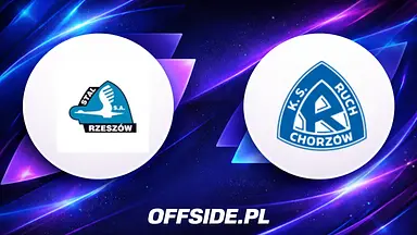 Stal Rzeszów - Ruch Chorzów: gdzie oglądać transmisję 22.08.2026? Mecz I Ligi online i w TV