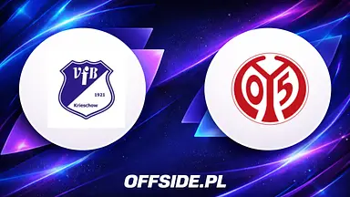 Krieschow - FSV Mainz 05 transmisja. Gdzie oglądać mecz DFB Pokal 23.08.2026 online i w TV?