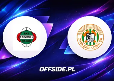 Radomiak Radom - Zagłębie Lubin transmisja, gdzie oglądać online? Ekstraklasa 23.08.2026
