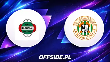 Radomiak Radom - Zagłębie Lubin transmisja, gdzie oglądać online? Ekstraklasa 23.08.2026